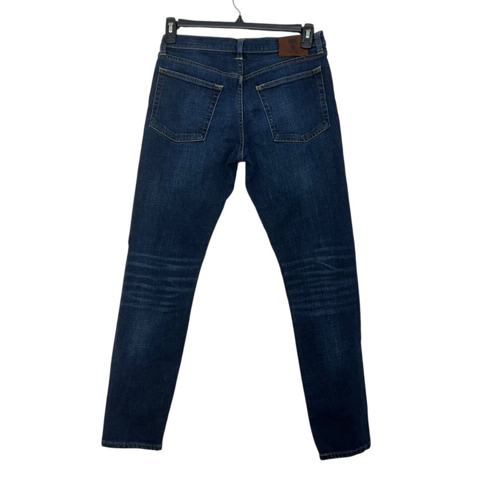 Frye Mens Mid-Rise Slim Fit Denim Jeans Size 30X31 Dark Wash - Picture 12 of 14